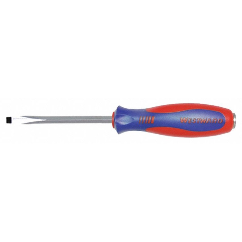 WESTWARD Desarmador Plano para Demolición, 8-1/2", Ergonómico, 0.25", 4", 1/4", Plana