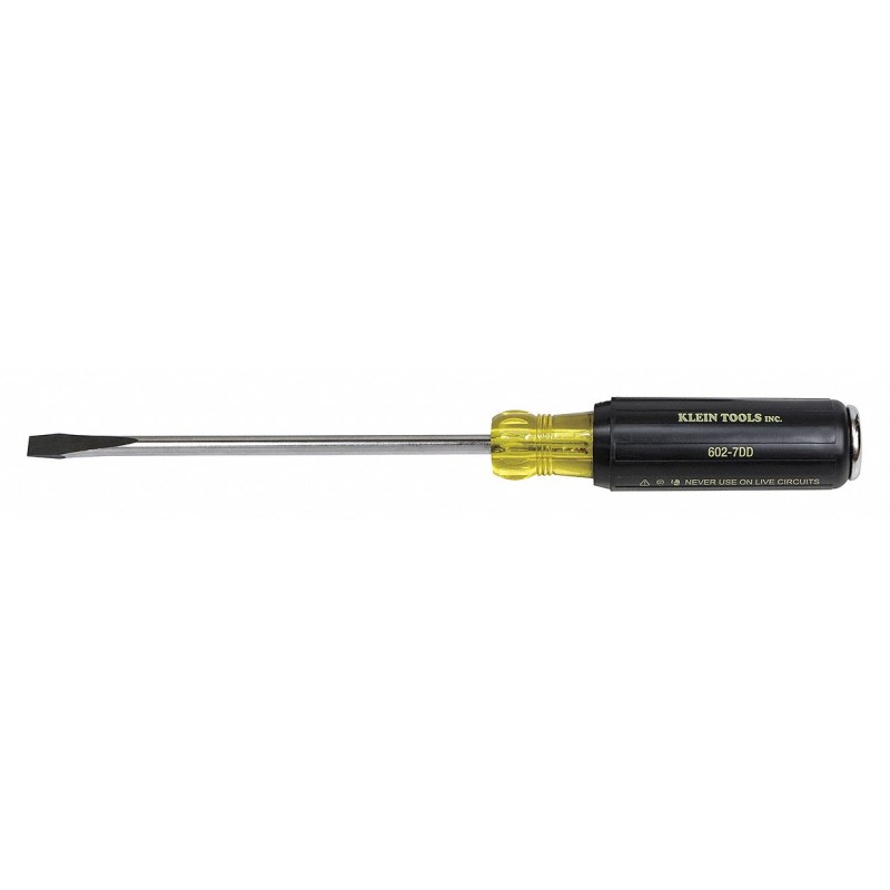 KLEIN TOOLS Desarmador Plano para Demolición, 12-1/4", Ergonómico, 0.3", 7", 5/16", Plana