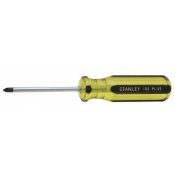 STANLEY Desarmador, 6-3/4", Ergonómico, 0.31", 3", #1, Phillips