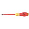 WIHA Desarmador Plano Aislado, 8", Ergonómico, 4", 9/64", Plana