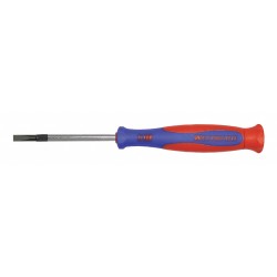 WESTWARD Desarmador Plano de Precisión, 6-1/4", Ergonómico, 2-1/2", 9/64", Plana