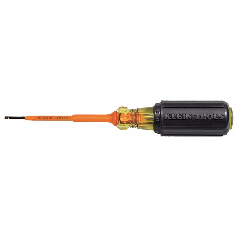 KLEIN TOOLS Desarmador, 7-3/4", Aislado, 0.34", 4", #1, Phillips