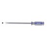 WESTWARD Desarmador Plano de Uso General, 16-3/4", Acanalado, 0.5", 12", 1/2", Plana