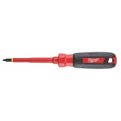 MILWAUKEE Desarmador, 8-7/16", Moldeado, 4", #1, ECX®
