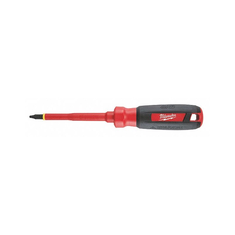 MILWAUKEE Desarmador, 8-7/16", Moldeado, 4", #1, ECX®