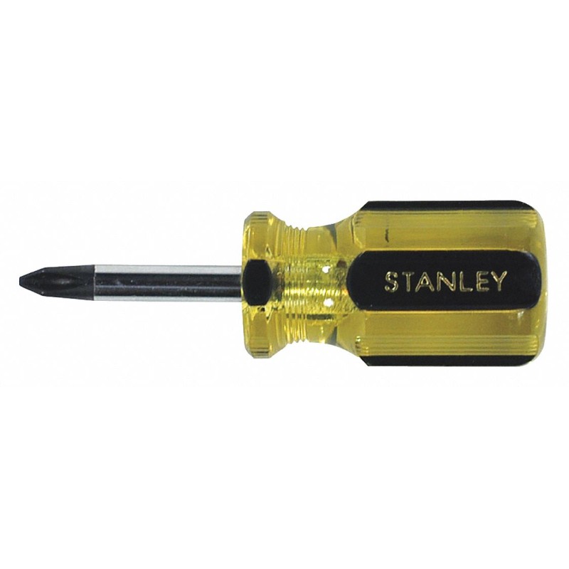 STANLEY Desarmador, 3-1/2", Ergonómico, 0.19", 1-1/2", #2, Phillips