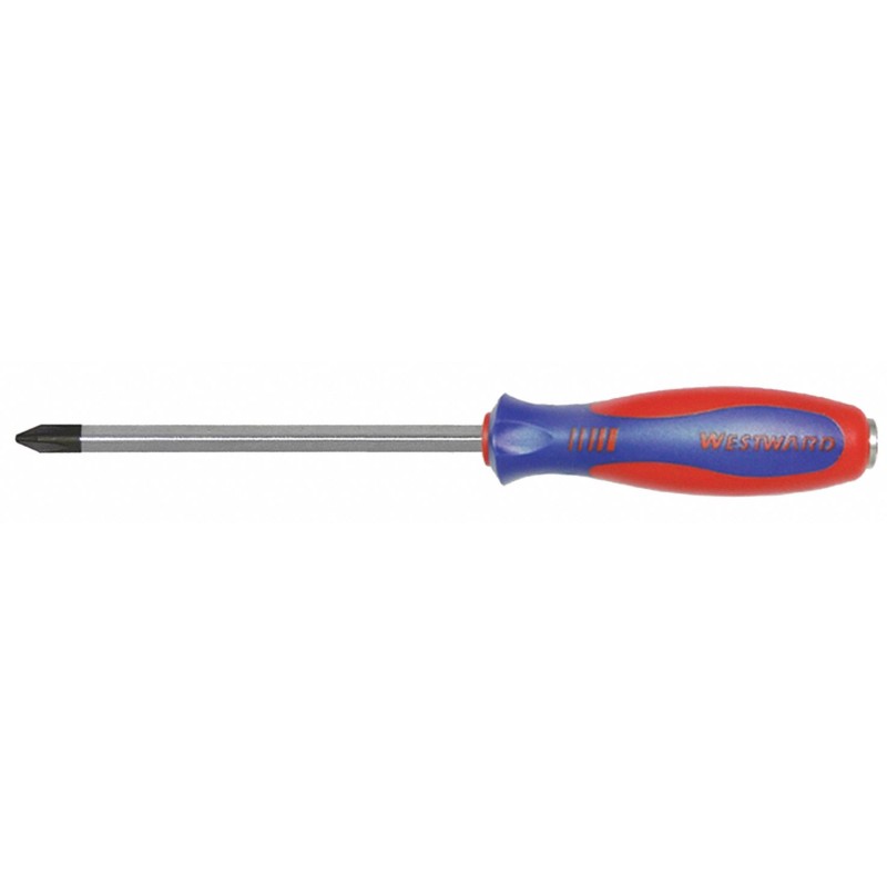 WESTWARD Desarmador Phillips para Demolición, 10-3/4", Ergonómico, 0.33", 6", #3, Phillips