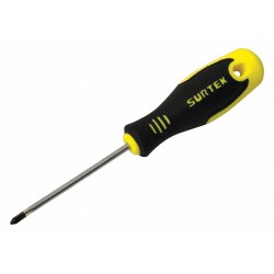 SURTEK Desarmador, 2-1/2", Ergonómico, 2-1/2", #0, Phillips