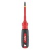 MILWAUKEE Desarmador, 7", Moldeado, 3", #1, Phillips