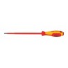 KNIPEX Desarmador, 11-9/16", Ergonómico, 7-1/16", 9/16", Plana