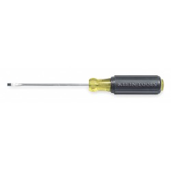 KLEIN TOOLS Desarmador Plano de Uso General, 5-3/4", Ergonómico, Plano para Propósito General, 0.09", 3"