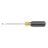 KLEIN TOOLS Desarmador Plano de Uso General, 5-3/4", Ergonómico, Plano para Propósito General, 0.09", 3"