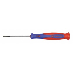 WESTWARD Desarmador Plano de Precisión, 6-1/4", Ergonómico, 0.13", 2-1/2", 3mm, Plana