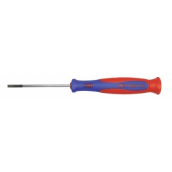 WESTWARD Desarmador Plano de Precisión, 6-1/4", Ergonómico, 0.13", 2-1/2", 3/32", Plana