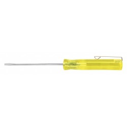 STANLEY Desarmador Plano con Clip para Bolsillo, 5-1/2", Ergonómico, 0.38", 4", 3/32", Plana