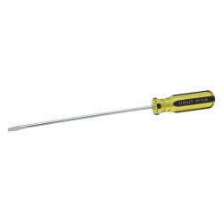 STANLEY Desarmador Plano de Uso General, 11", Ergonómico, 8", 3/16", Plana