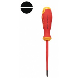 FLUKE Desarmador, 7-11/16", Ergonómico, 6mm, 4", 5/32", Plana