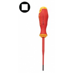 FLUKE Desarmador, 9-3/16", Ergonómico, 8mm, 5", #2, Cuadrada
