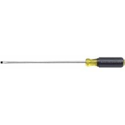 KLEIN TOOLS Desarmador Plano de Uso General, 10-3/4", Ergonómico, 0.25", 8", 1/8", Plana
