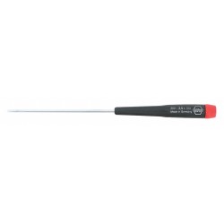 WIHA Desarmador Plano de Precisión, 7-3/4", Moldeado, 0.1", 4", 3/32", Plana