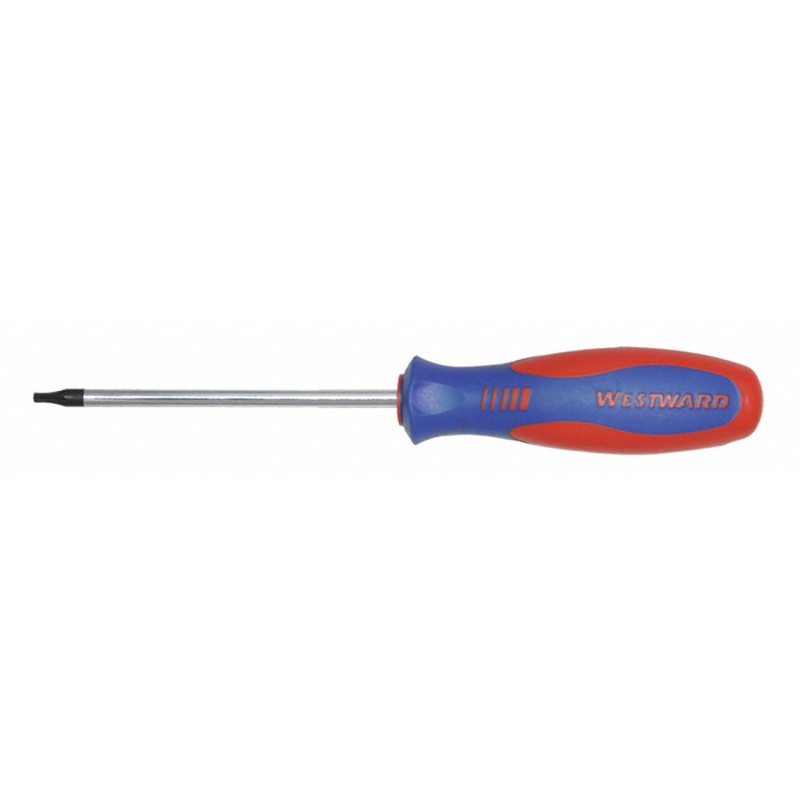 WESTWARD Desarmador Torx de Uso General, 8", Ergonómico, 0.13", 4", T10, Torx(R)