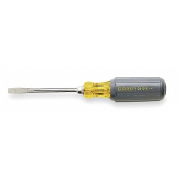 STANLEY Desarmador Plano Keystone de Uso General, 8-1/4", Ergonómico, 4", 1/4", Plana