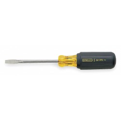 STANLEY Desarmador Plano Keystone de Uso General, 6-3/4", Ergonómico, 3", 3/16", Plana