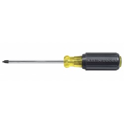 KLEIN TOOLS Desarmador Cuadrado de Uso General, 8-1/4", Ergonómico, 0.25", 4", #2, Cuadrada
