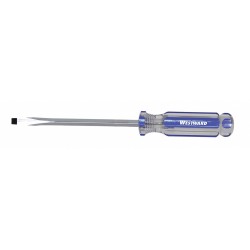 WESTWARD Desarmador Plano de Uso General, 10-1/2", Acanalado, 0.33", 6", 5/16", Plana