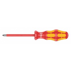 WERA Desarmador Phillips Aislado, 6-1/4", Ergonómico, 3-1/8", #0, Phillips