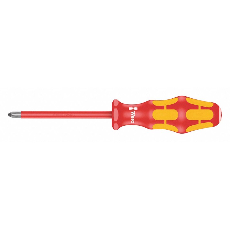 WERA Desarmador Phillips Aislado, 6-1/4", Ergonómico, 3-1/8", #0, Phillips