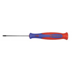 WESTWARD Desarmador Phillips de Precisión, 6-1/4", Ergonómico, 0.13", 2-1/2", #00, Phillips
