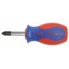 WESTWARD Desarmador Phillips de Uso General, 4", Ergonómico, 0.25", 1-1/2", #2, Phillips
