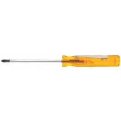 KLEIN TOOLS Desarmador Phillips de Uso General, 5", Acanalado, 2-1/2", #0, Phillips