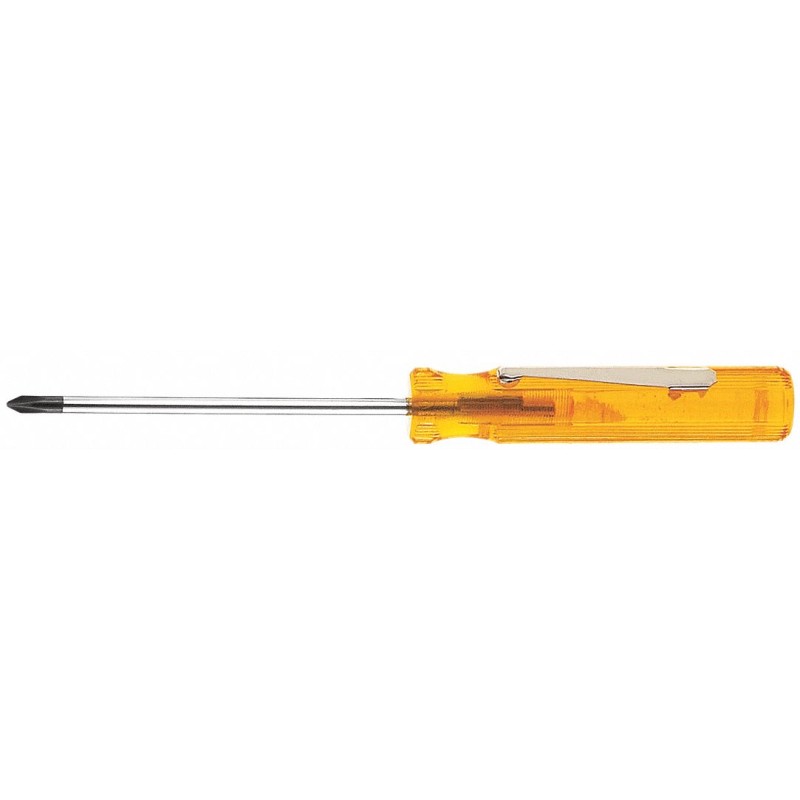 KLEIN TOOLS Desarmador Phillips de Uso General, 5", Acanalado, 2-1/2", #0, Phillips