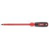 MILWAUKEE Desarmador, 12-11/16", Moldeado, 8", 3/8", Plana