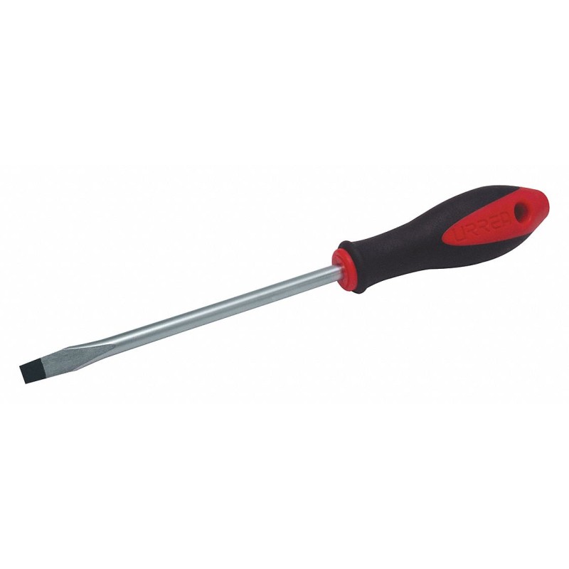 URREA Desarmador, 12-13/16", Ergonómico de Tres Lóbulos, 8", 3/8", Plana