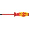 WERA Desarmador Cuadrado Aislado, 8", Ergonómico, 4", #2, Cuadrada