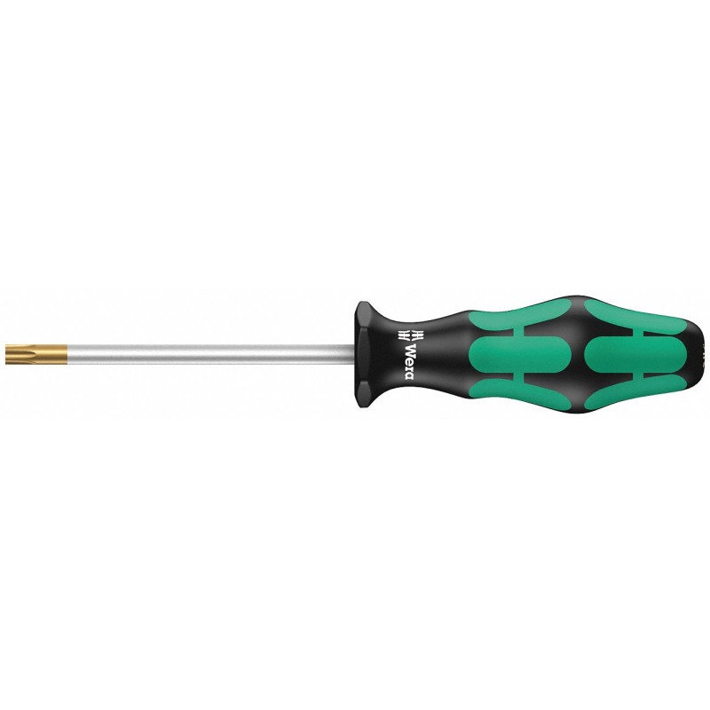WERA Desarmador Torx de Uso General, 8", Ergonómico, 4", T20, Torx(R)