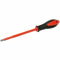 URREA Desarmador, 9-7/8", Trilobular, 5-7/8", 1/4", Plana