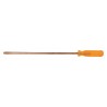 AMPCO Desarmador Plano Antichispas, 7-1/2", Liso, Plano Antichispa, 4", 1/4", Plana