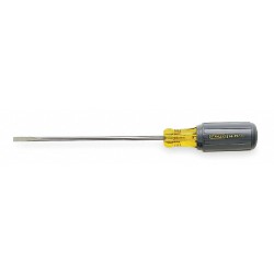 STANLEY Desarmador Plano de Uso General, 9-3/4", Ergonómico, 6", 3/16", Plana