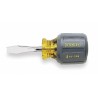 STANLEY Desarmador Plano Keystone de Uso General, 3-1/2", Ergonómico, 1-1/2", 1/4", Plana
