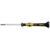 WERA Desarmador Torx de Precisión Seguro ESD, 5-1/4", Ergonómico, 1-9/16", T5, Torx(R)