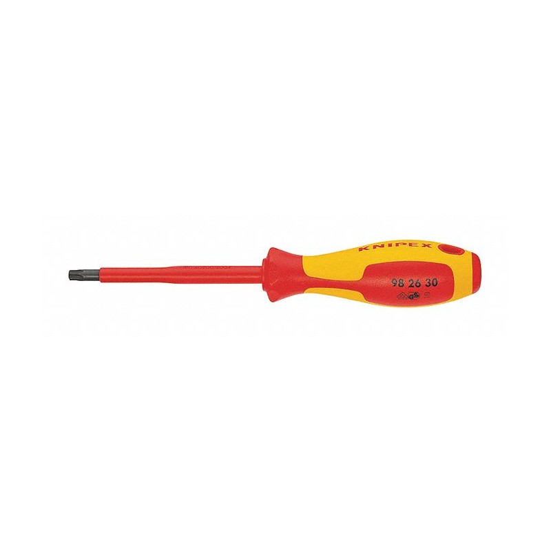 KNIPEX Desarmador, 9-1/4", Ergonómico, 2-3/8", 9/16", Torx®