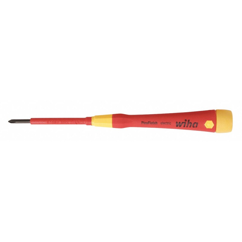 WIHA Desarmador Phillips Aislado, 154mm, Moldeado, Phillips Aislado, 0.14", 40mm, #00, Phillips