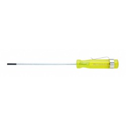 STANLEY Desarmador Plano con Clip para Bolsillo, 6-1/2", Ergonómico, Plano con Clip para Bolsillo, 0...