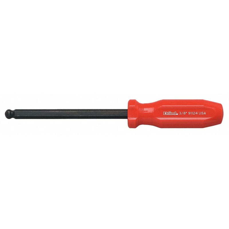 EKLIND Desarmador, 12-1/8", 7-1/2", 7/16", Bola Hexagonal