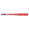 WIHA Desarmador Plano Aislado, 75mm, Moldeado, 0.16", 1-3/4", 9/64", Plana