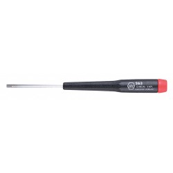 WIHA Desarmador Hexagonal de Precisión, 6-1/2", Moldeado, 0.16", 2-3/8", 4mm, Hexagonal